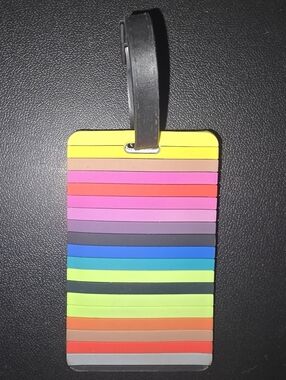 Travelon Multicolor Striped Silicone Luggage Tag